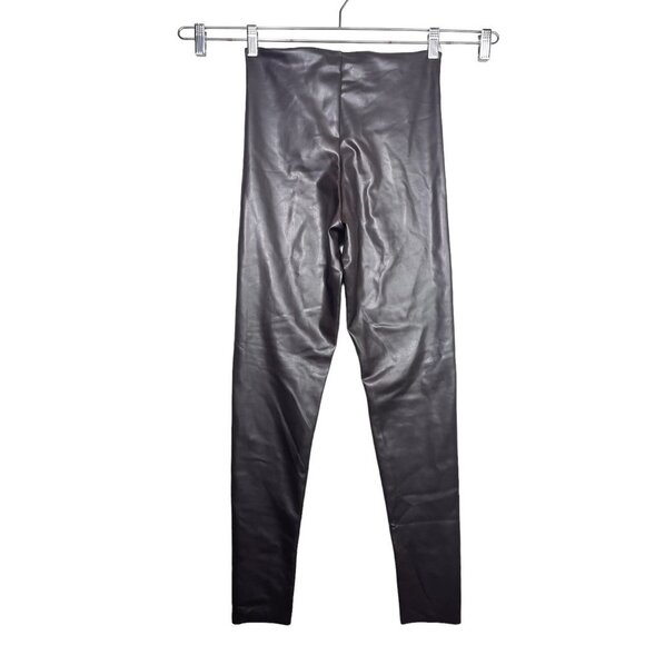 (NWT) Joie Limited Edition Faux Leather Legging Brown sz M - Picture 4 of 7